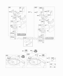 Carburetor Fuel Supply Diagram and Parts List for 120602-0100-B1  Briggs and Stratton Engine